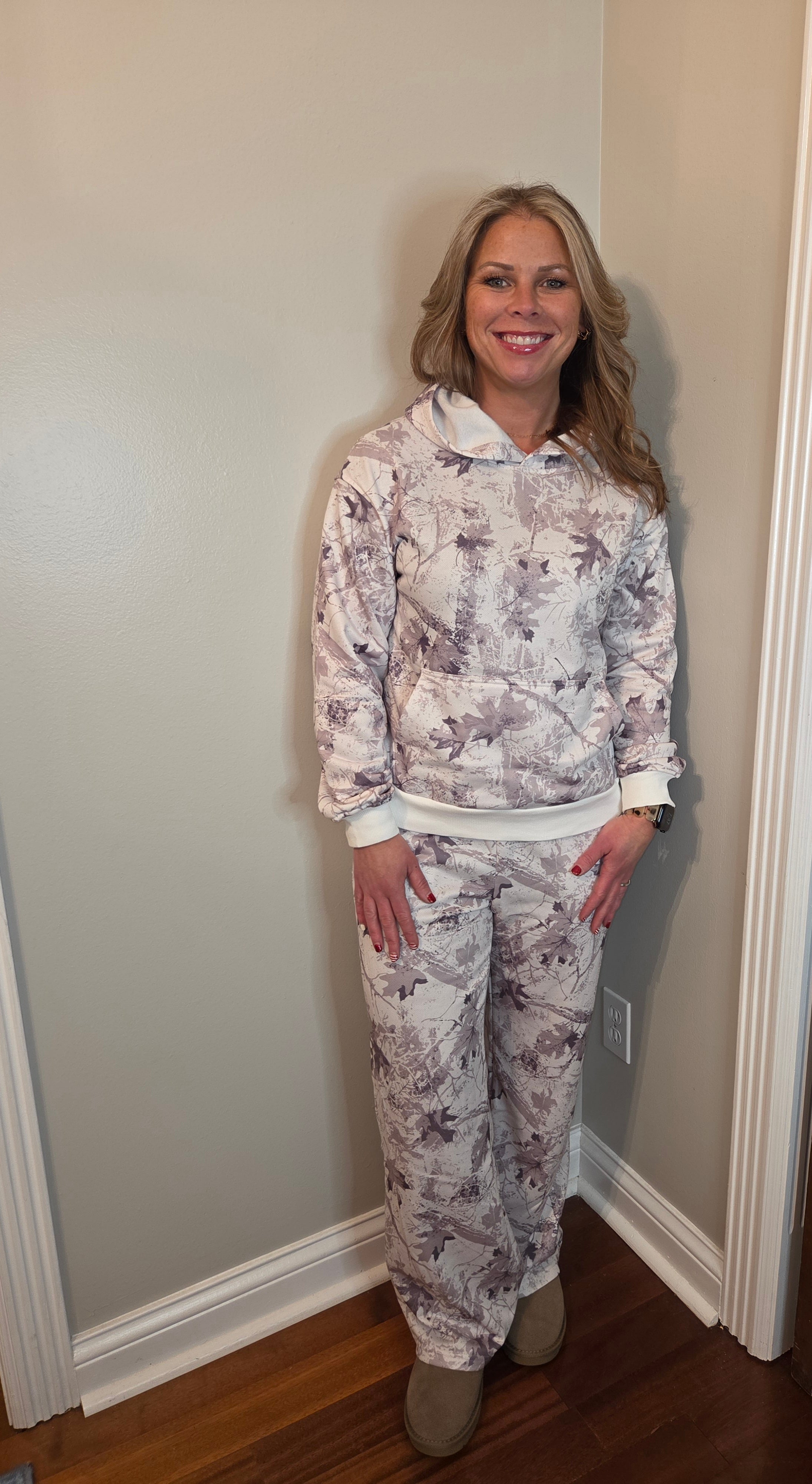 Camo 2 Piece Hoodie Set