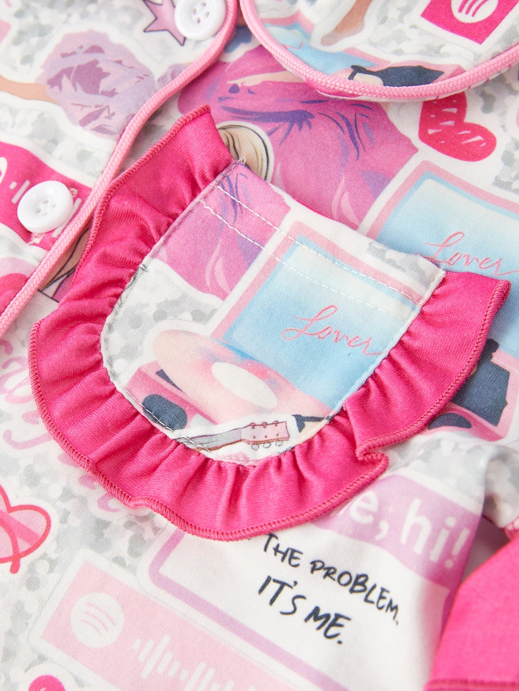 Taylor Swift Girls Pink Pajamas