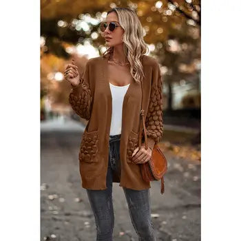 Drop Sleeve Sweater with Pockets