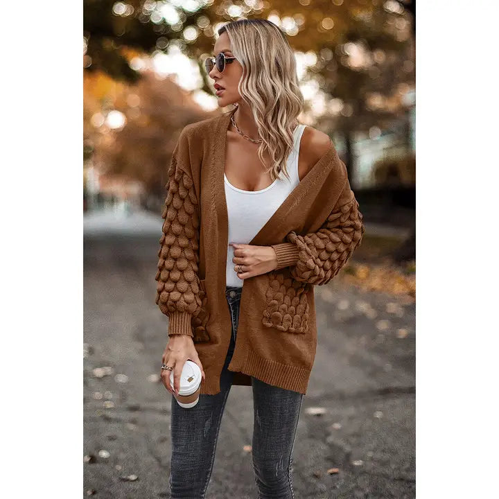 Drop Sleeve Sweater with Pockets