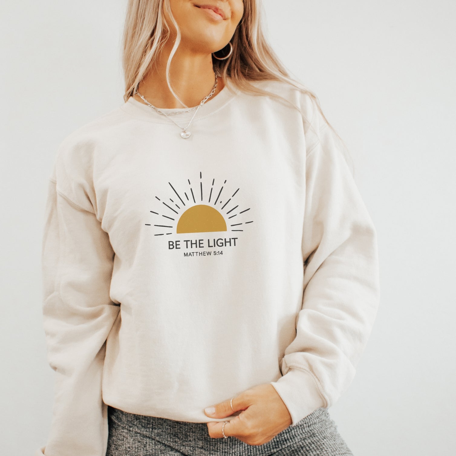 Be The Light Crewneck Sweatshirt