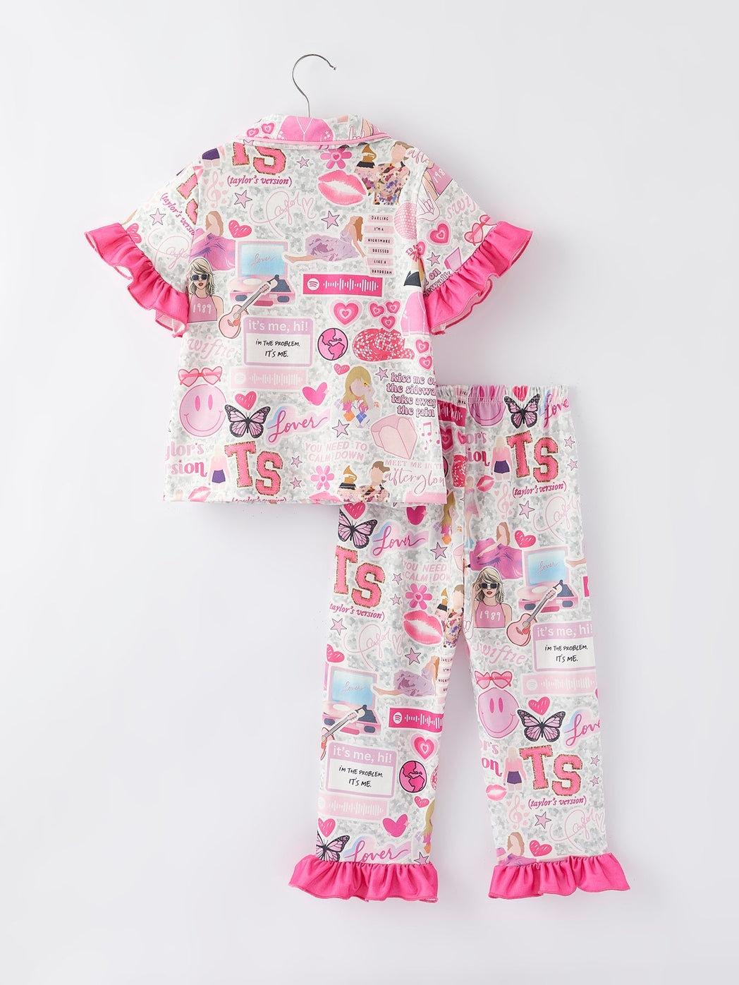 Taylor Swift Girls Pink Pajamas